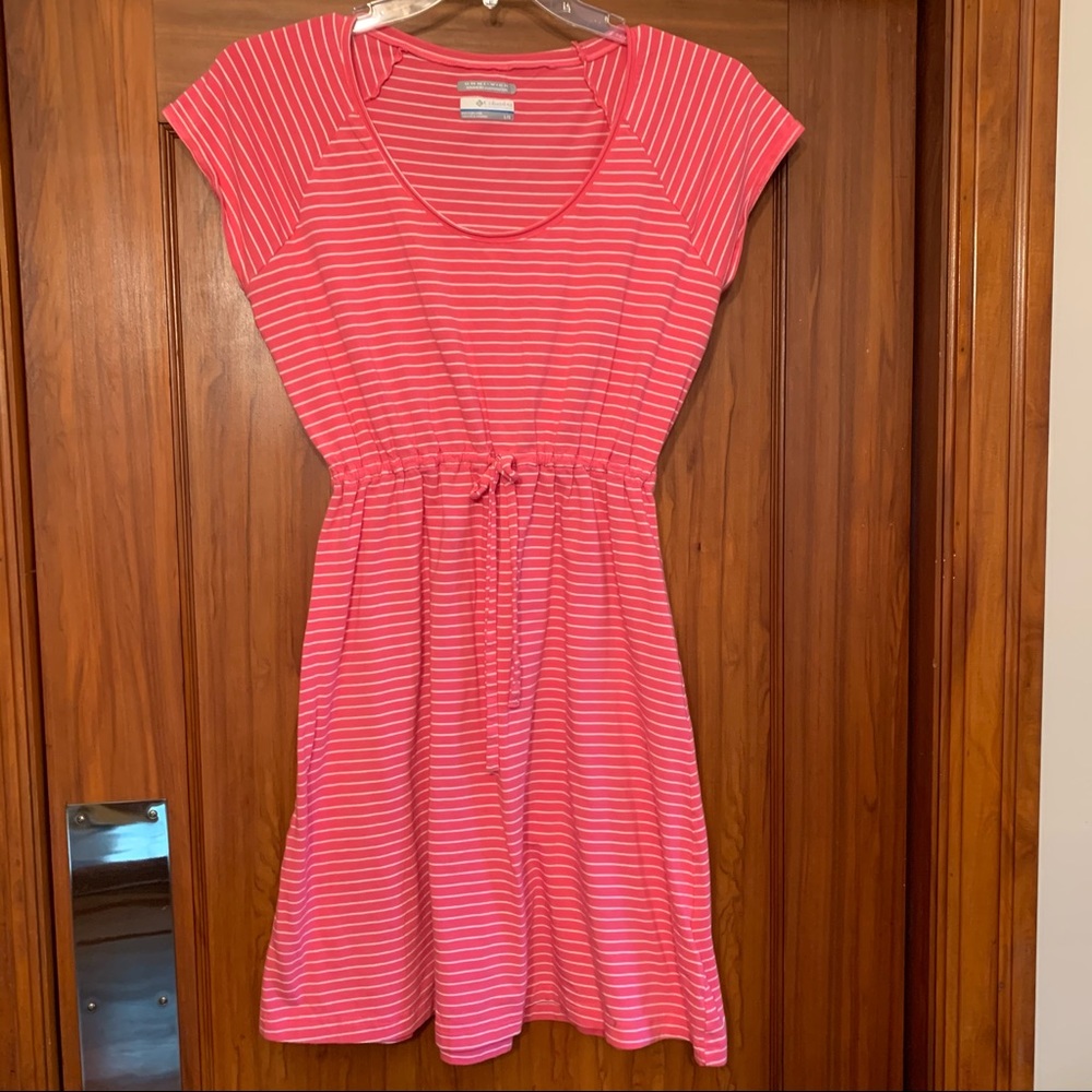 Pink Striped Columbia Dress